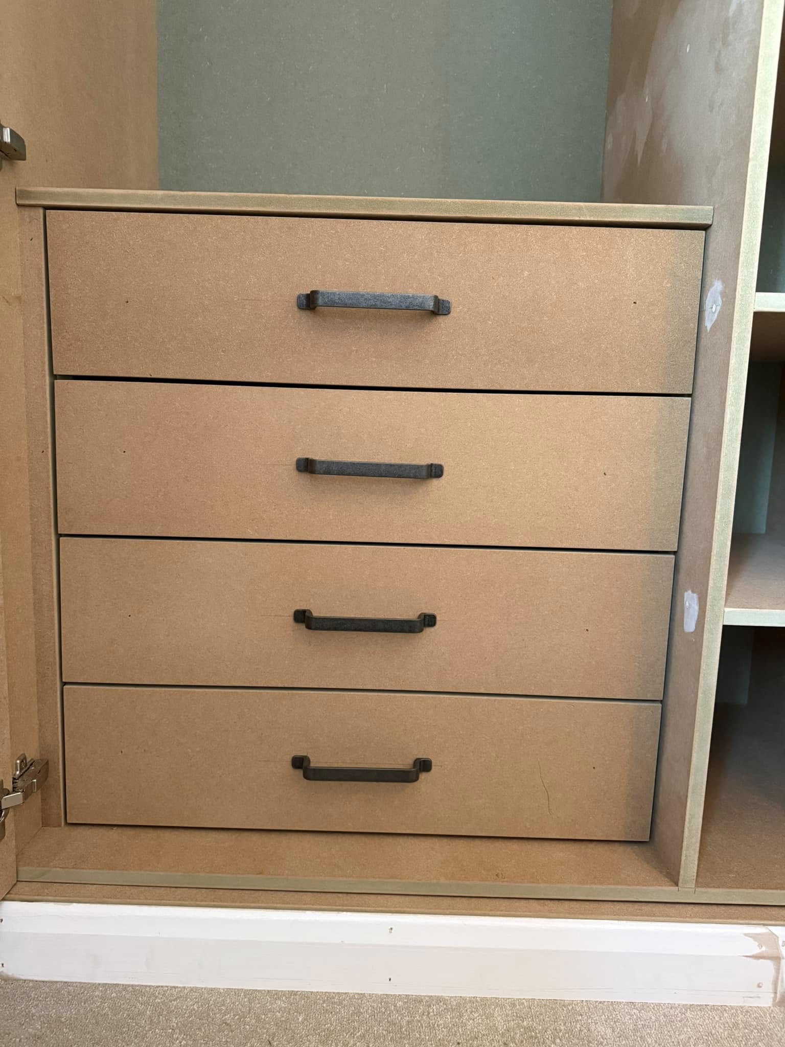 Handcrafted wardrobe with elegant finishes in Edinburgh property by SJC Joinery (Scot) Ltd